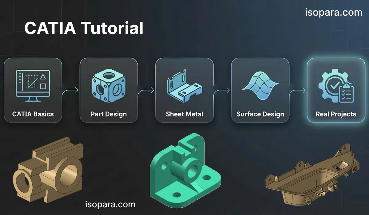 Complete CATIA V5 Tutorial | Beginner to Advanced Guide