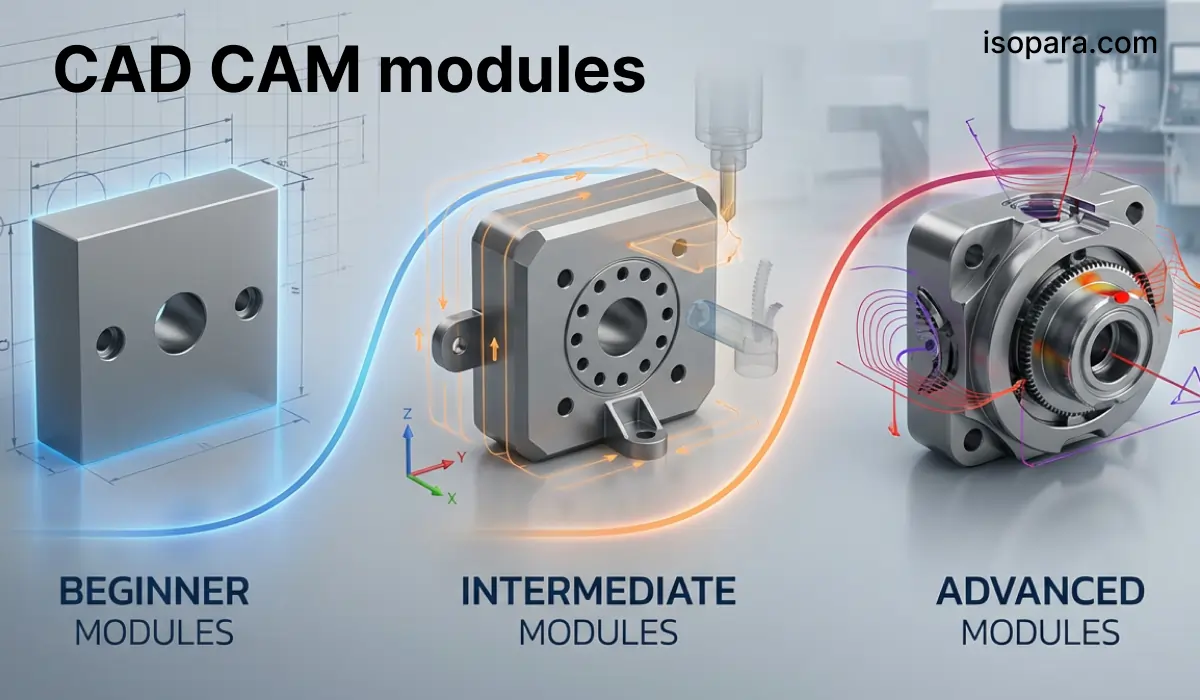CAD CAM Software Modules | Industry Training for Engineers