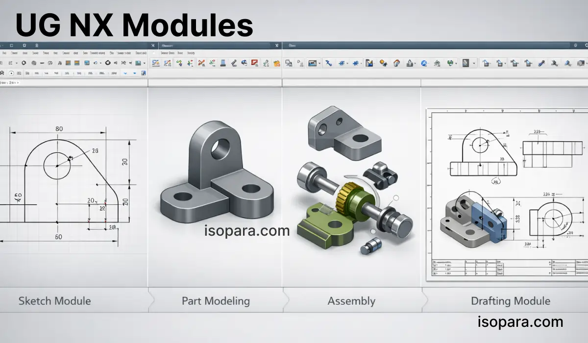 UG NX and Siemens NX Modules for CAD Design Training