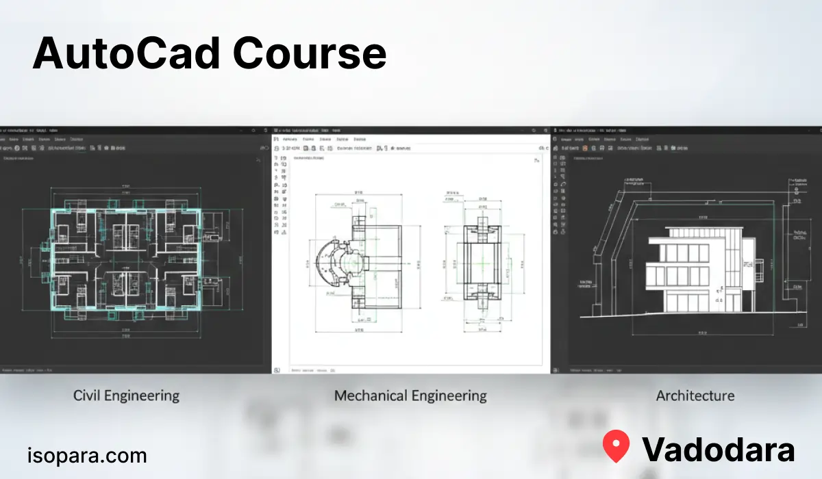 Industry Focused AutoCAD Training in Vadodara Practical
