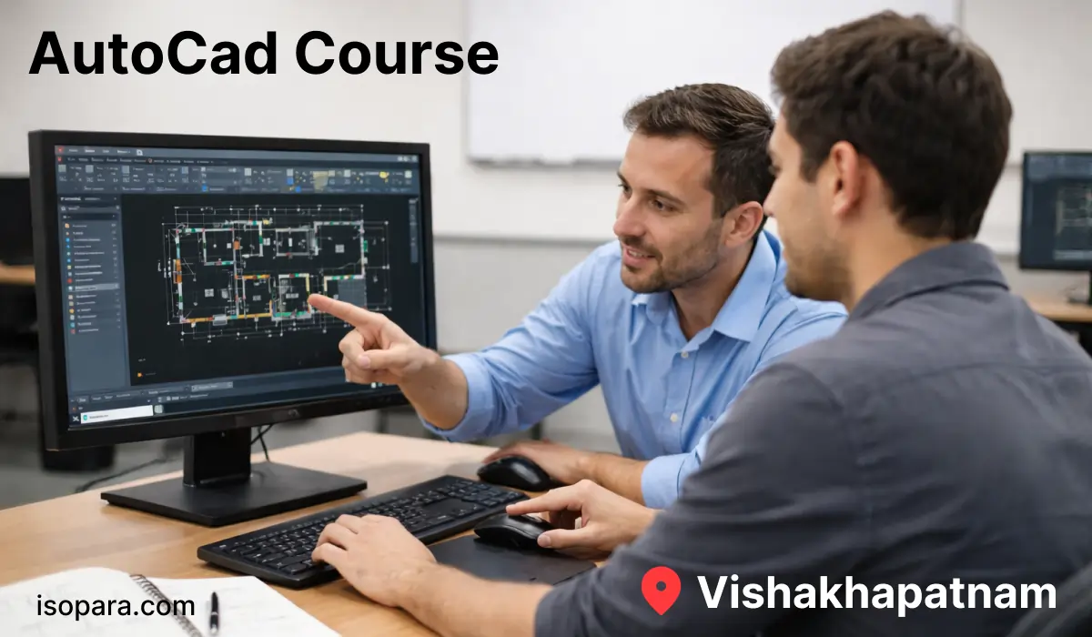 Industry Ready AutoCAD Classes in Vizag With Hands On Practice
