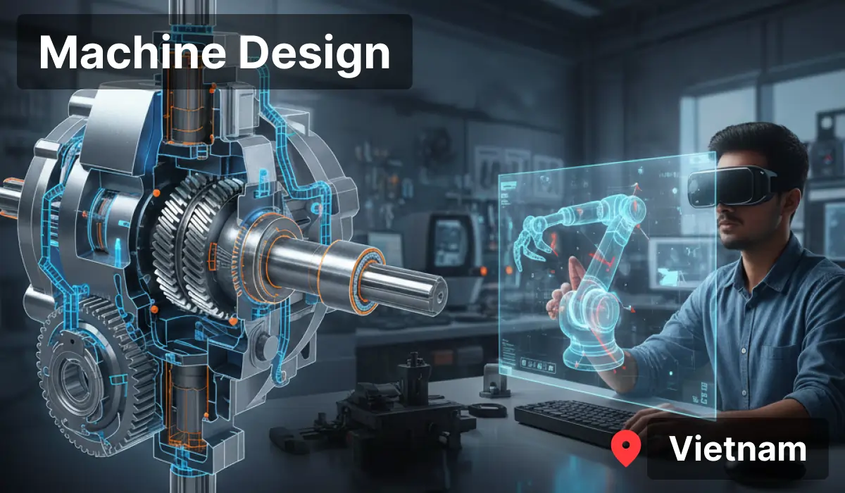 Khóa Học Machine Design tại Việt Nam cho Sự Nghiệp Công Nghiệp