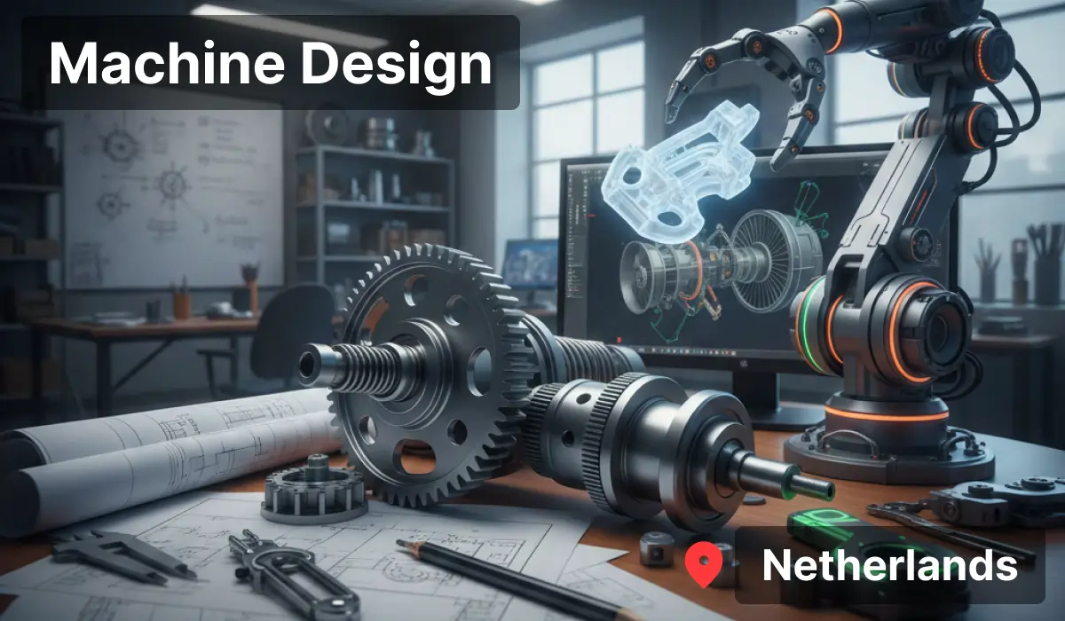 Professioneel Machineontwerp Cursus in Nederland voor Carriere.