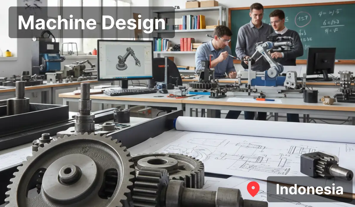 Kursus Machine Design Terbaik untuk Engineer Siap Industri Kini