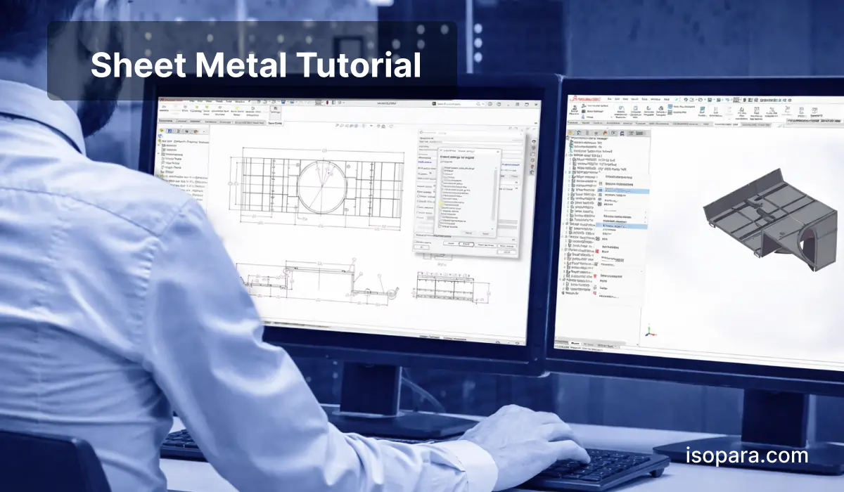 Sheet Metal Product Design Tutorials Step by Step Learning