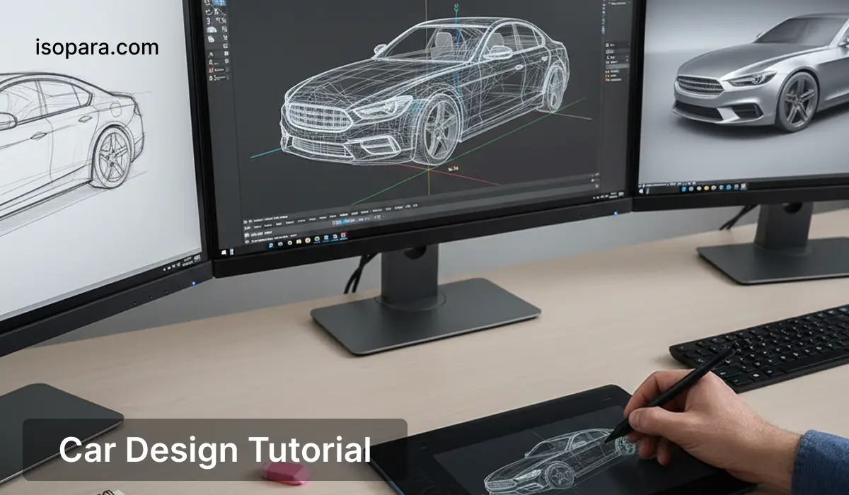 Best Car Design Tutorial for Beginners Step by Step.